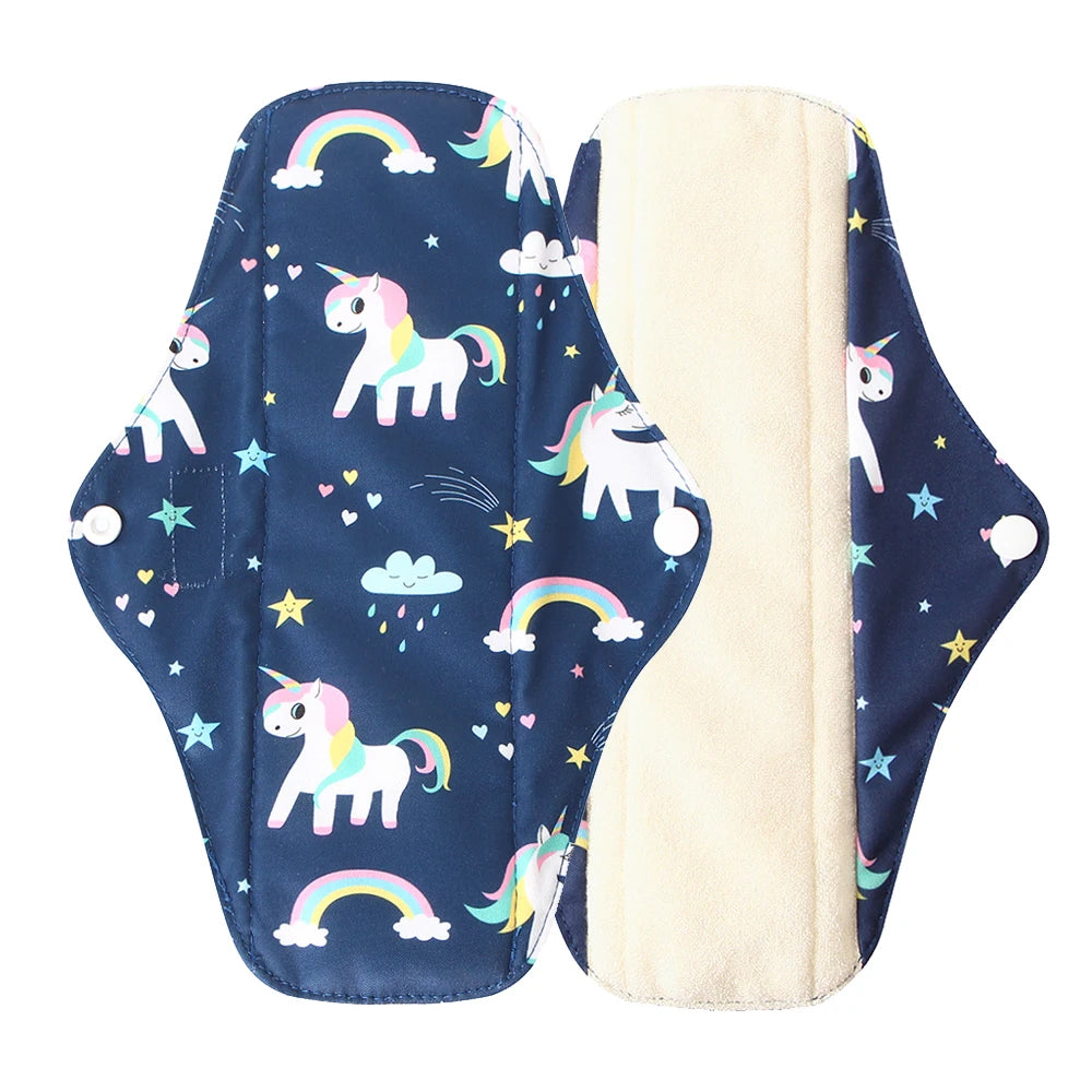 Reusable Bamboo Charcoal Menstrual Pads