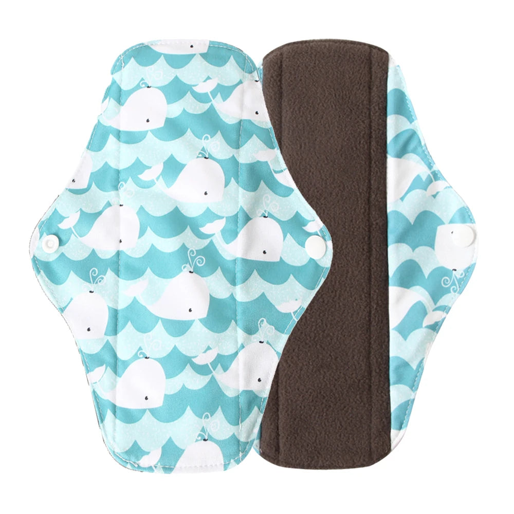 Reusable Bamboo Charcoal Menstrual Pads