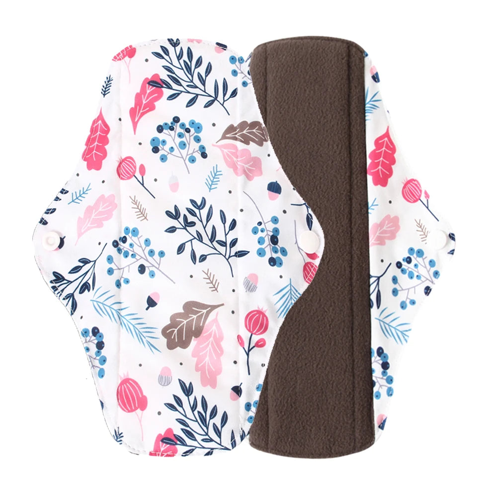 Reusable Bamboo Charcoal Menstrual Pads