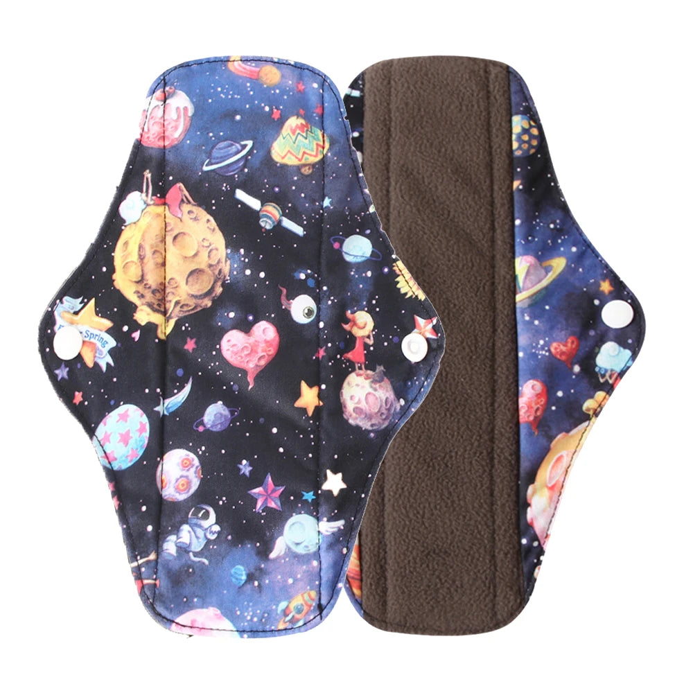 Reusable Bamboo Charcoal Menstrual Pads