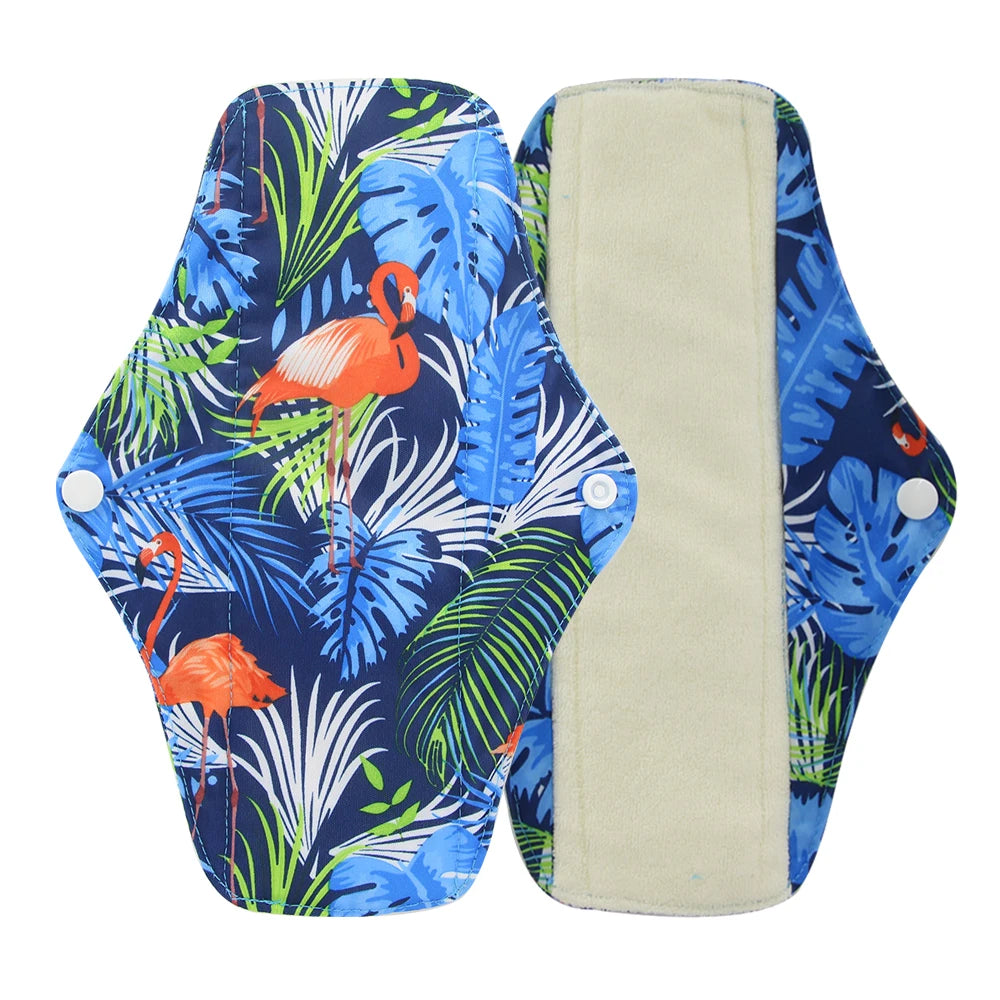 Reusable Bamboo Charcoal Menstrual Pads