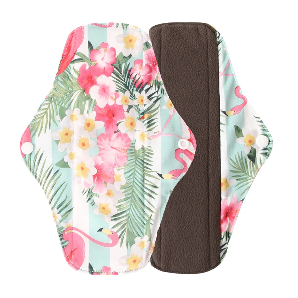 Reusable Bamboo Charcoal Menstrual Pads