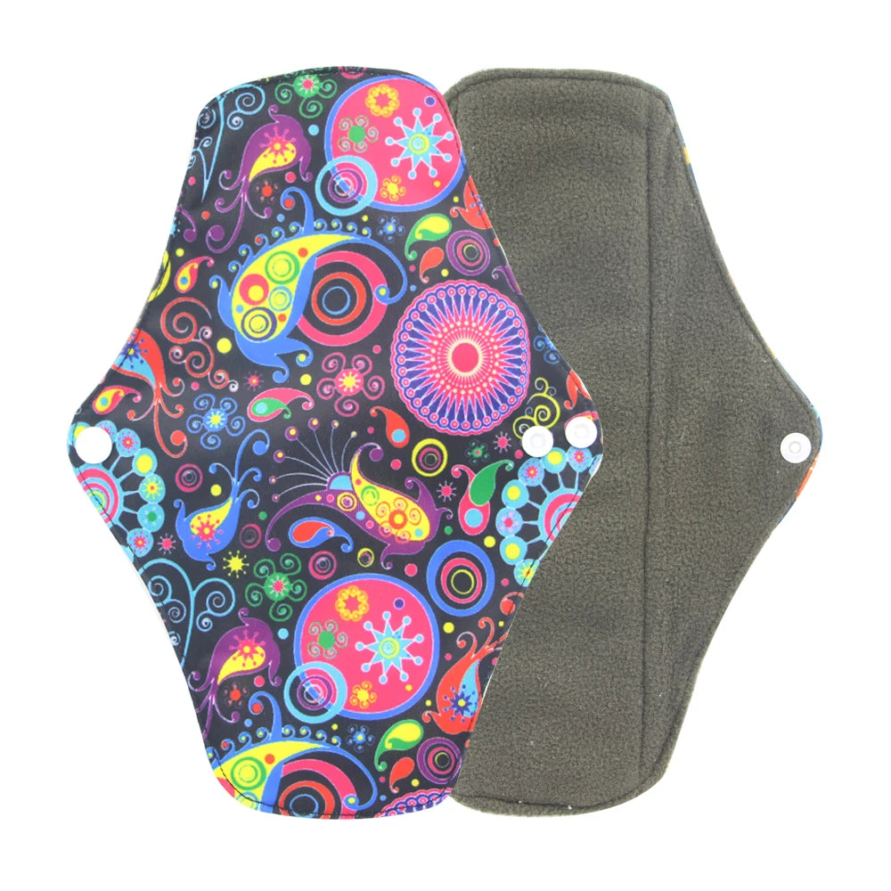 Reusable Bamboo Charcoal Menstrual Pads